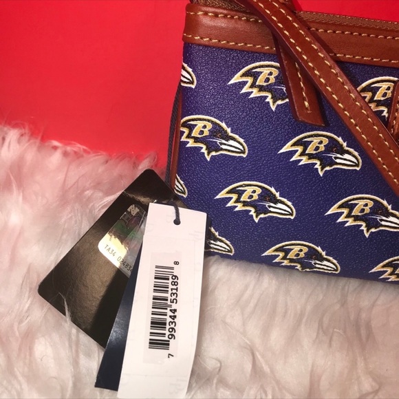 ‼️ SALE NEW DOONEY ‼️ BOURKE  RAVENS NFL WRISTLET - Picture 3 of 6